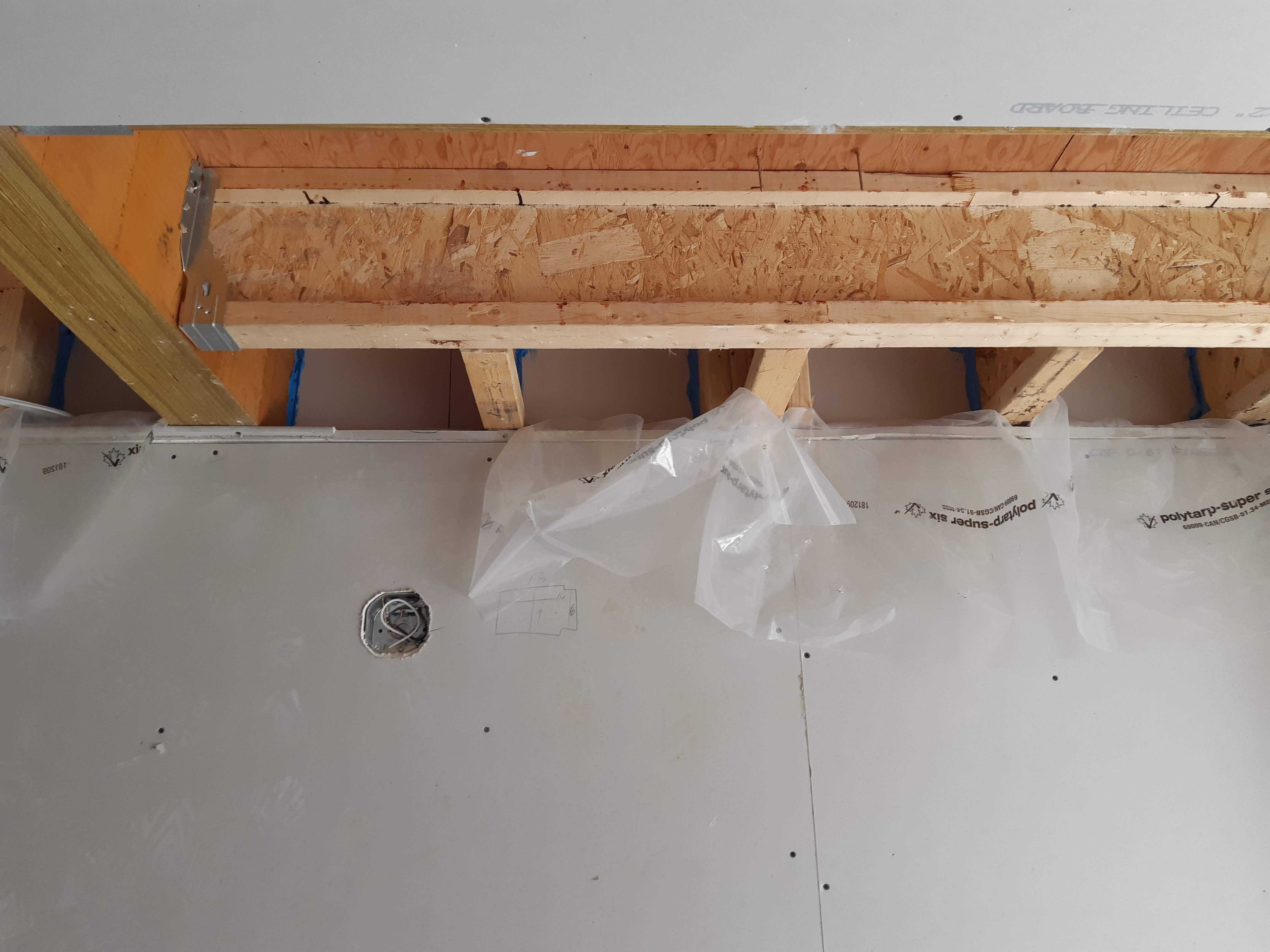 Fire taping and shaft wall