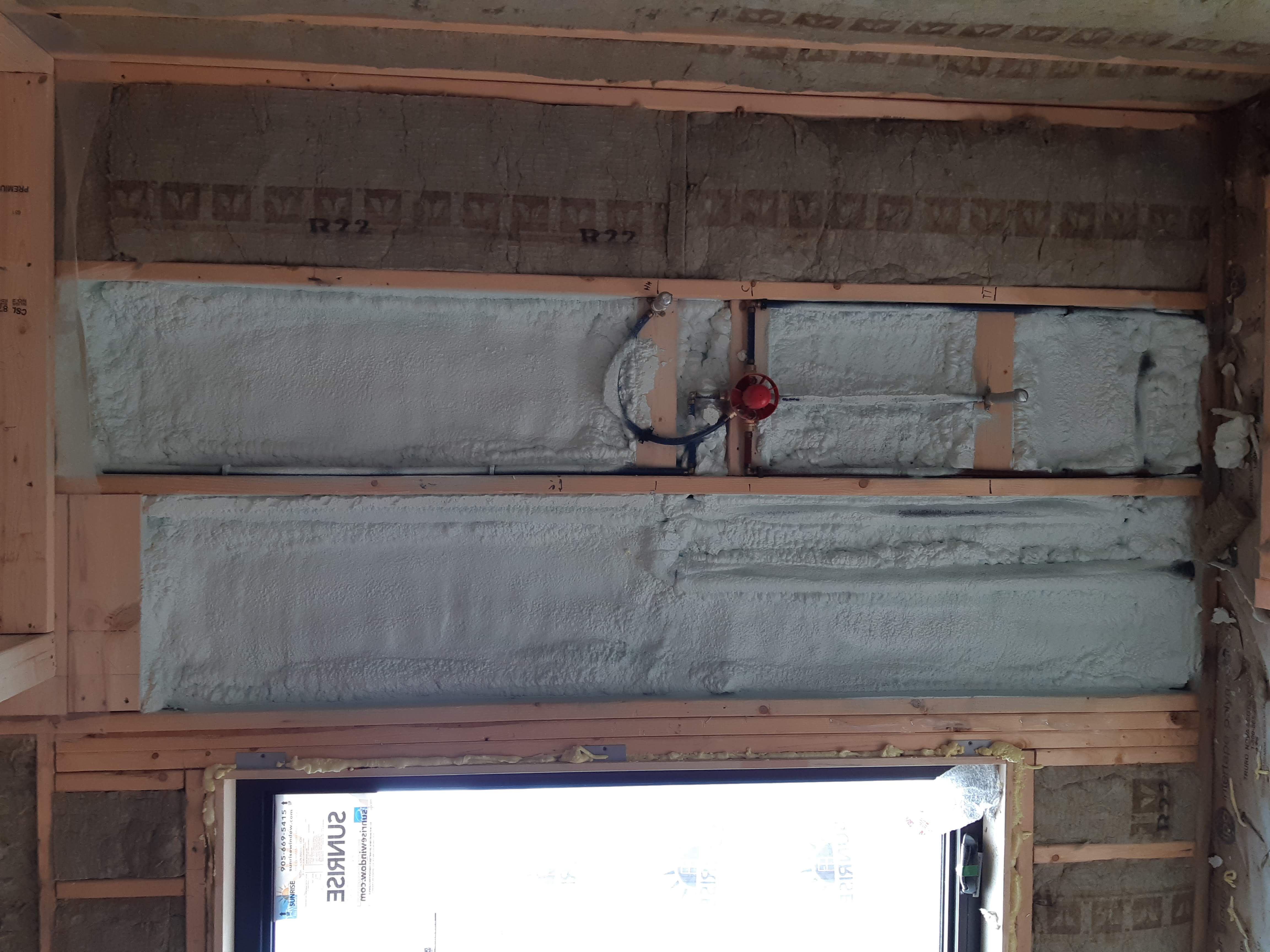 Insulation application detail