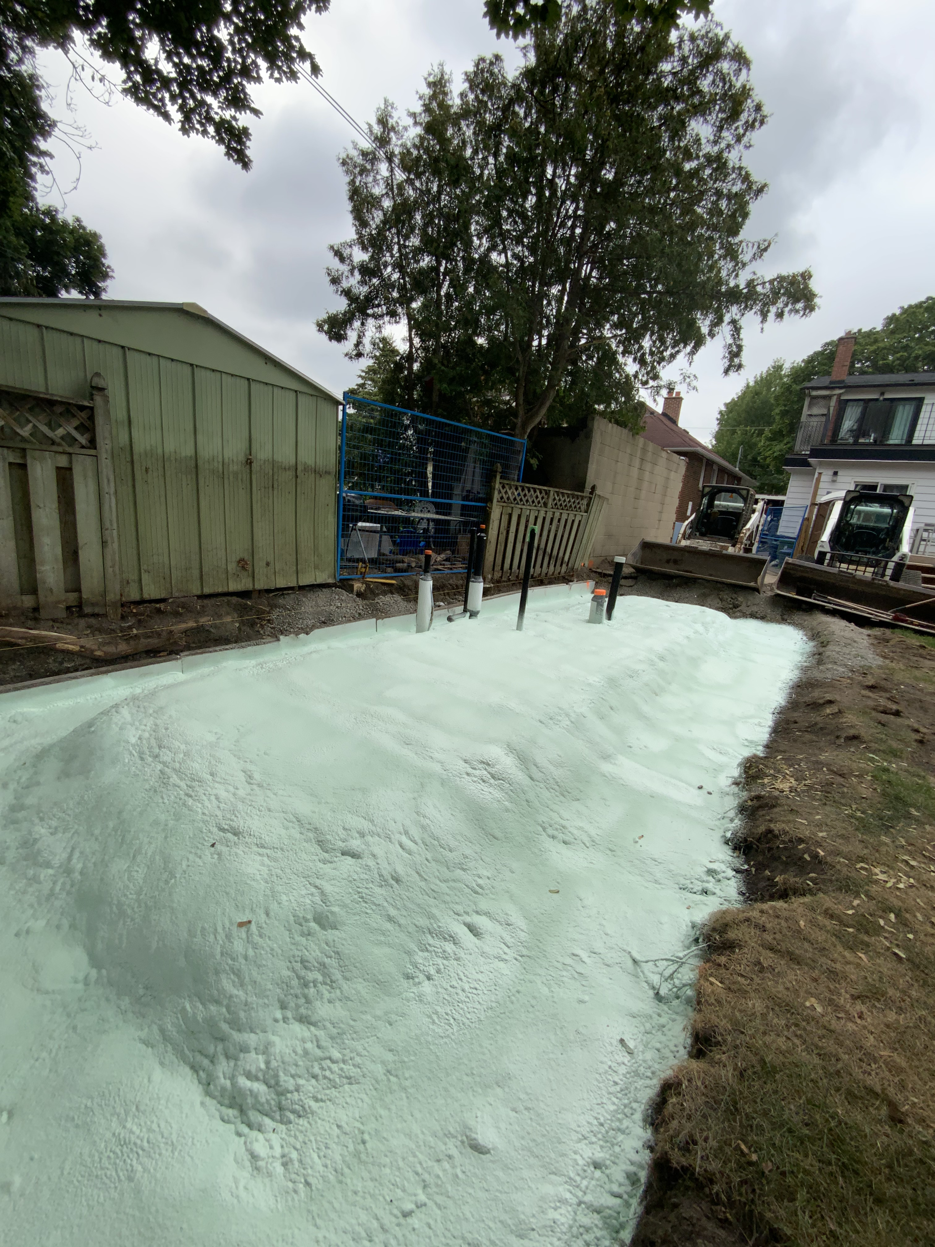 Completed insulation project